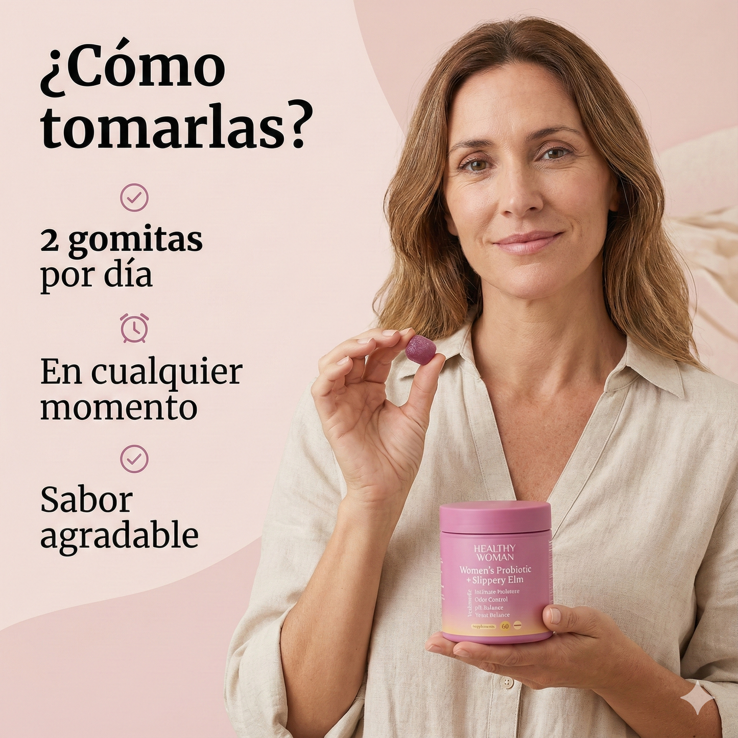 Healthy Woman® - Gomitas probióticas femeninas